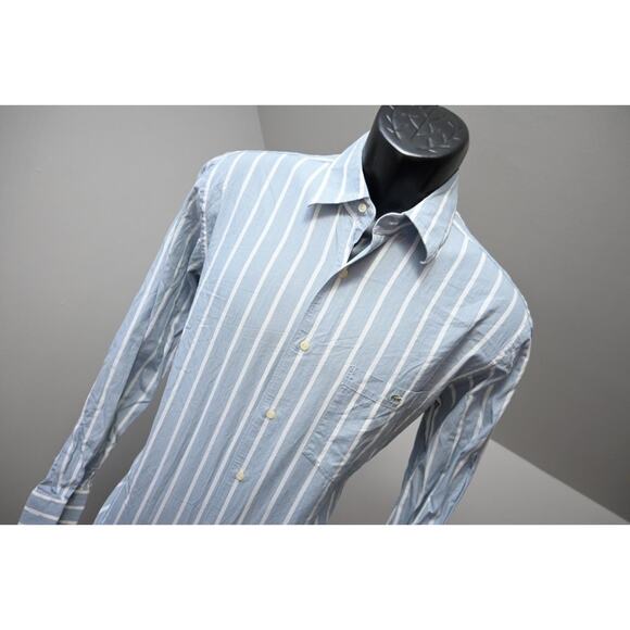 Lacoste Dress Shirt Alligator Striped Long Sleeve Mens Size EUR 40 US Medium - Picture 4 of 9